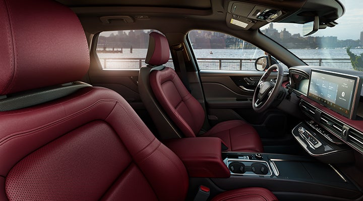 The available Perfect Position front seats in the 2024 Lincoln Corsair® SUV are shown. | Gray-Daniels Lincoln in Brandon MS