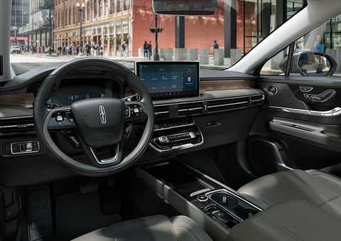 The interior dashboard of 2024 Lincoln Corsair® SUV is shown here. | Gray-Daniels Lincoln in Brandon MS