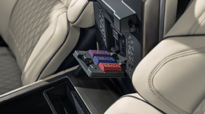 Digital Scent cartridges are shown in the diffuser located in the center arm rest. | Gray-Daniels Lincoln in Brandon MS