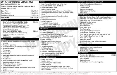 2019 Jeep Cherokee Latitude Plus