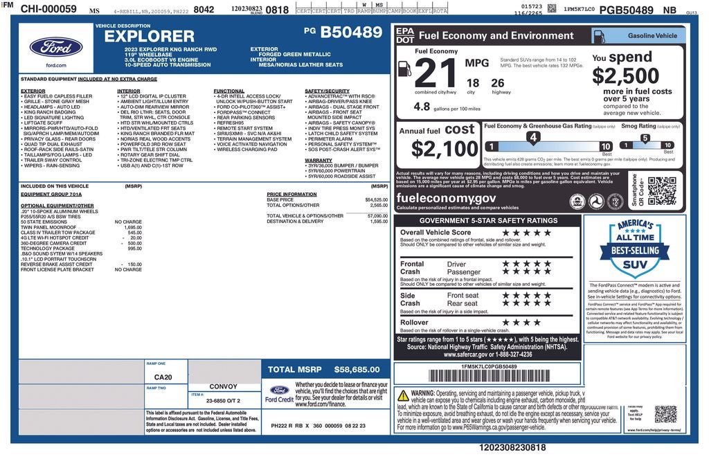 2023 Ford Explorer King Ranch