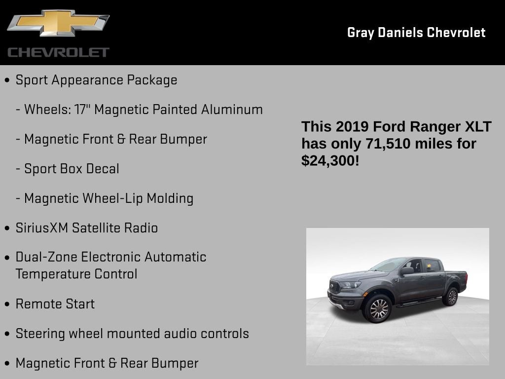 2019 Ford Ranger XLT