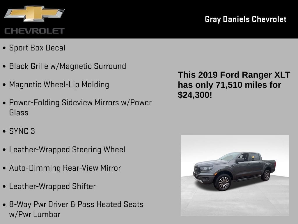 2019 Ford Ranger XLT