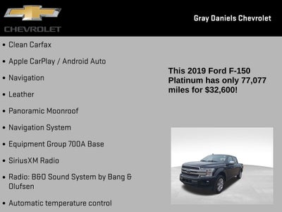 2019 Ford F-150 Platinum