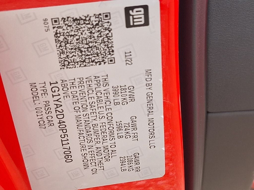 2023 Chevrolet Corvette Stingray 1LT