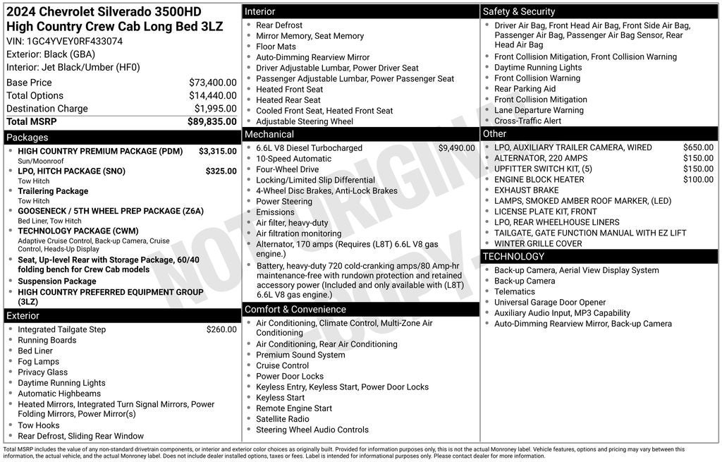 2024 Chevrolet Silverado 3500HD High Country
