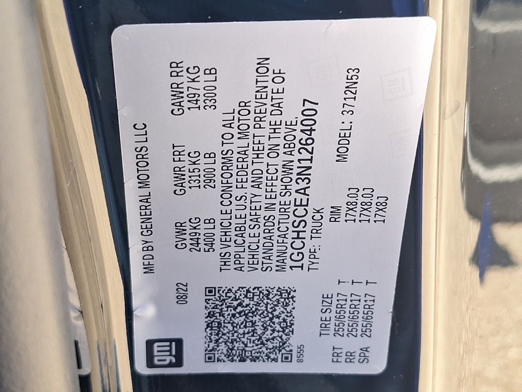 2022 Chevrolet Colorado LT