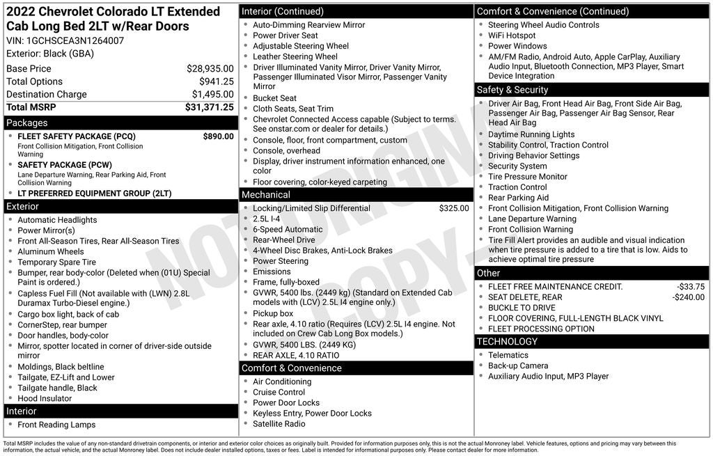 2022 Chevrolet Colorado LT