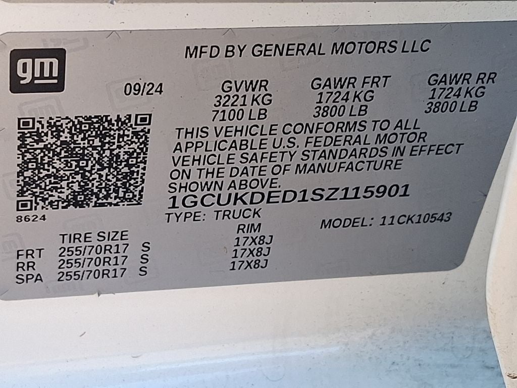 2025 Chevrolet Silverado 1500 LT LT1