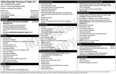 2022 Chevrolet Traverse LT 1LT