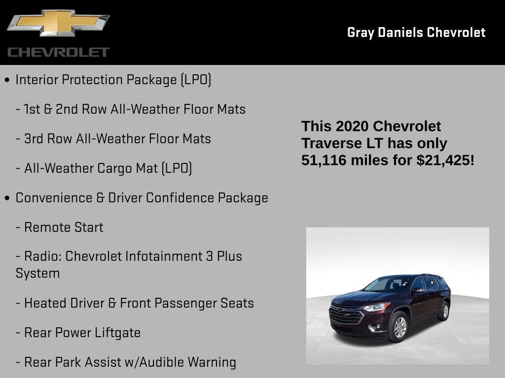 2020 Chevrolet Traverse LT 1LT
