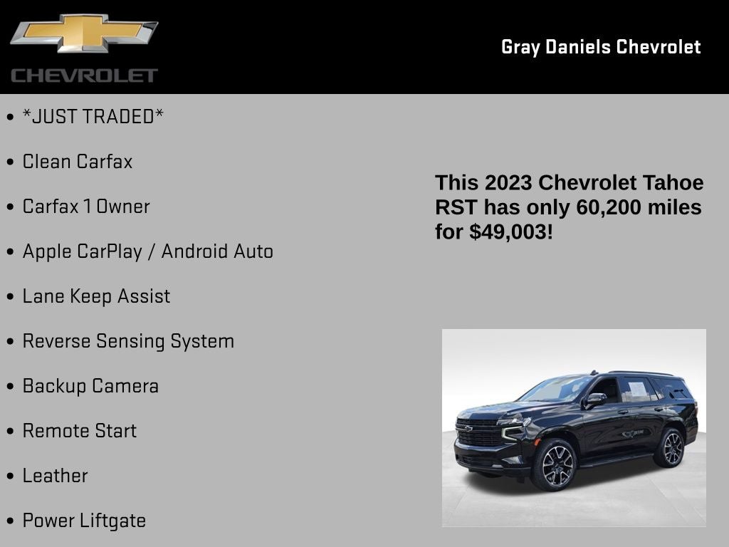 2023 Chevrolet Tahoe RST