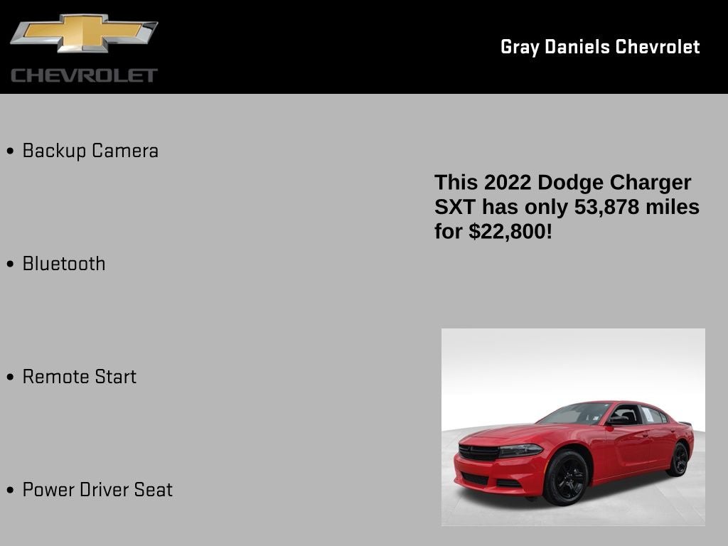 2022 Dodge Charger SXT