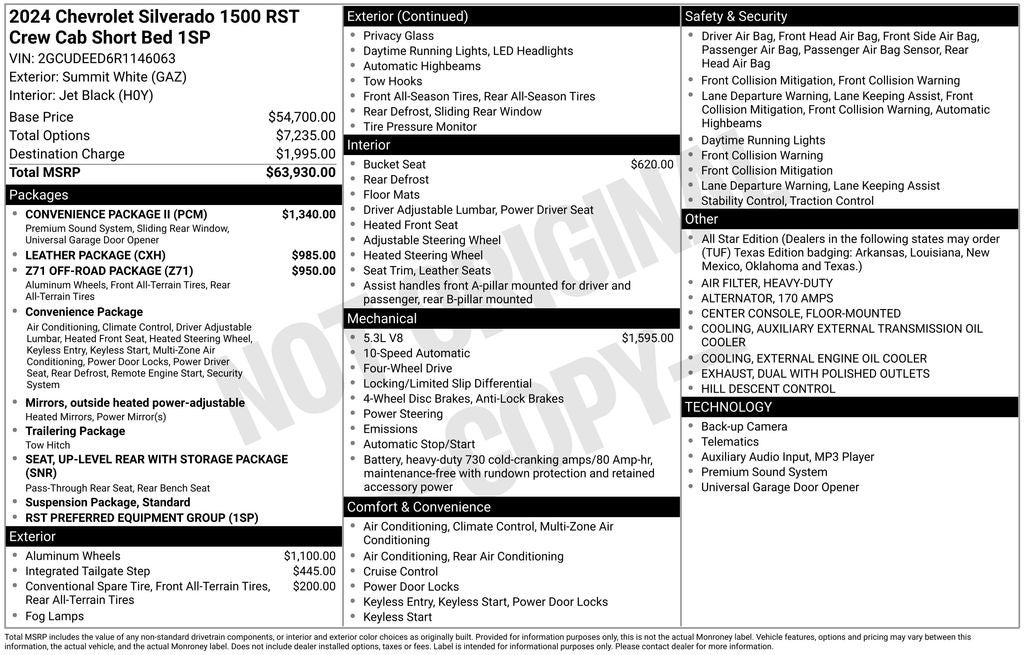 2024 Chevrolet Silverado 1500 RST