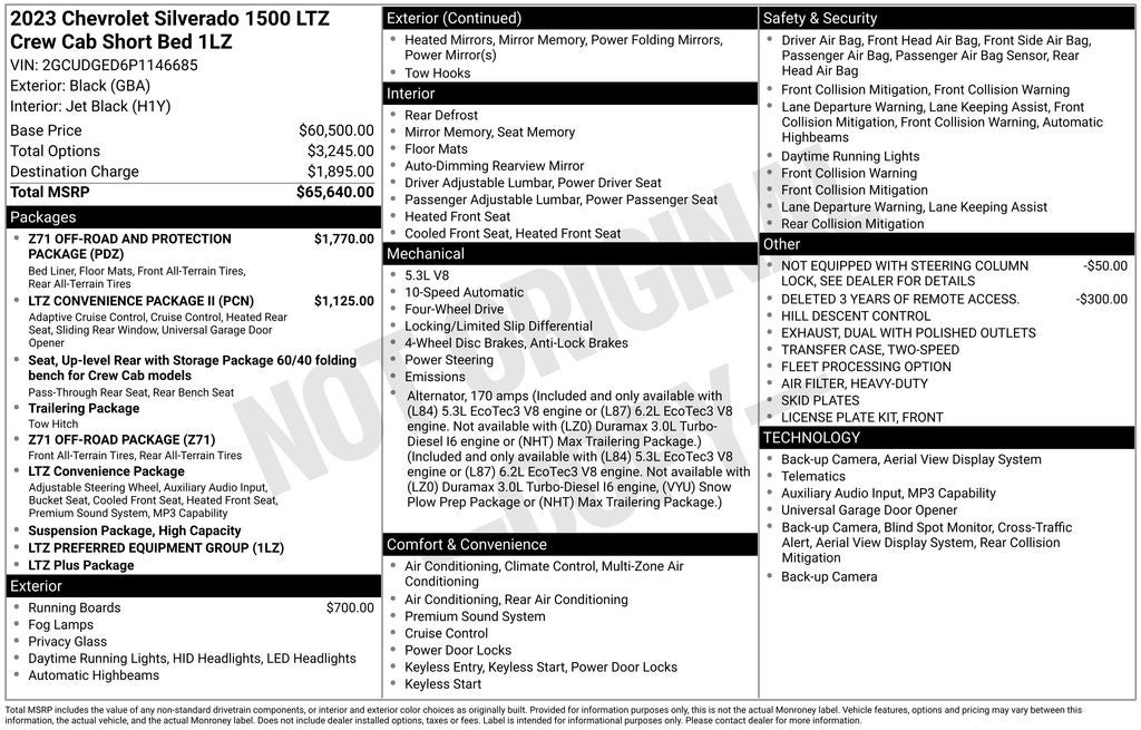 2023 Chevrolet Silverado 1500 LTZ