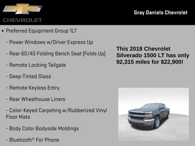2018 Chevrolet Silverado 1500 LT LT1