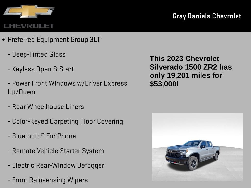 2023 Chevrolet Silverado 1500 ZR2