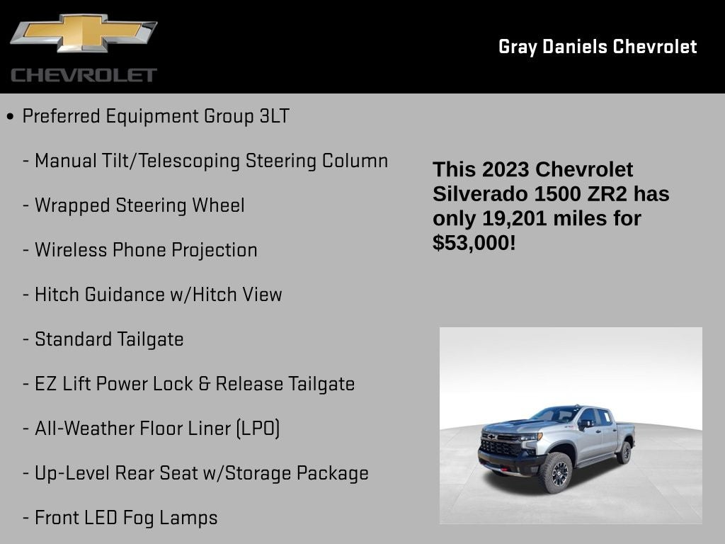 2023 Chevrolet Silverado 1500 ZR2
