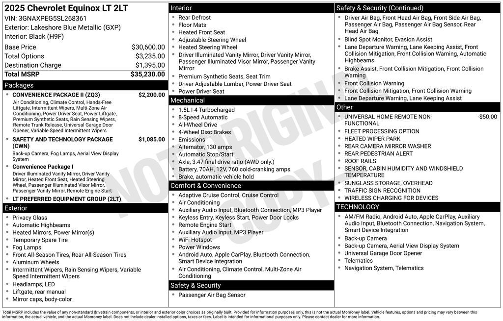 2025 Chevrolet Equinox LT