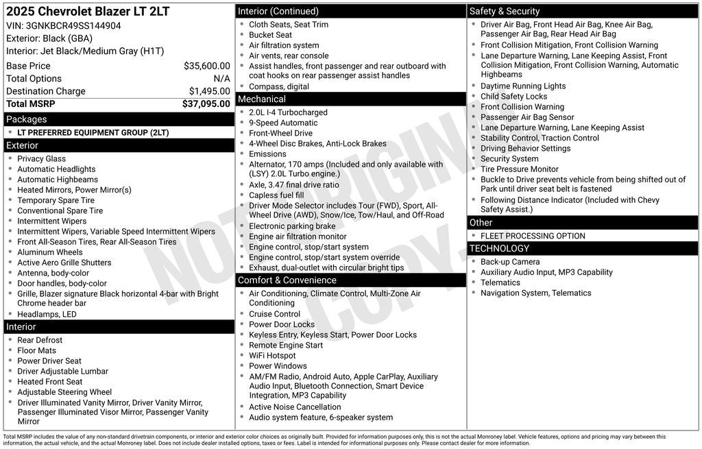 2025 Chevrolet Blazer LT