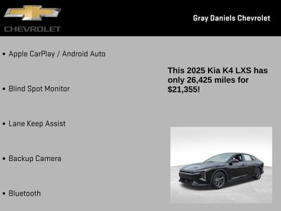 2025 Kia K4 LXS