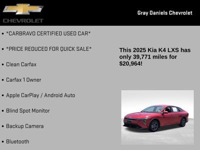 2025 Kia K4 LXS