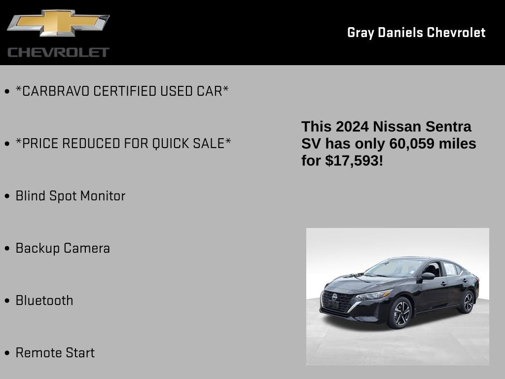2024 Nissan Sentra SV