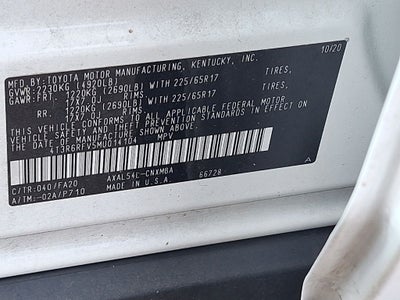 2021 Toyota RAV4 Hybrid XLE