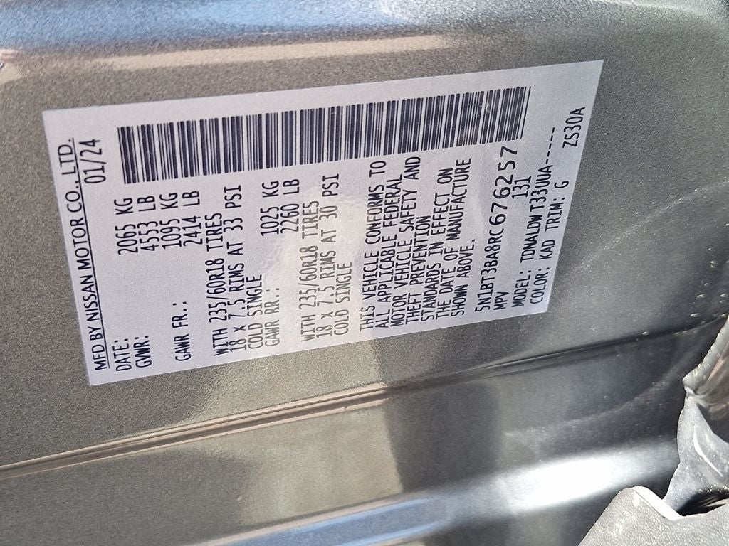 2024 Nissan Rogue SV