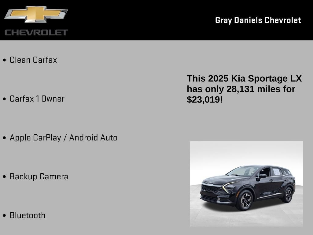 2025 Kia Sportage LX