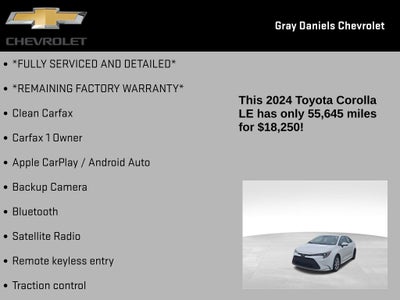 2024 Toyota Corolla LE