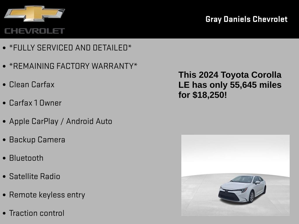 2024 Toyota Corolla LE