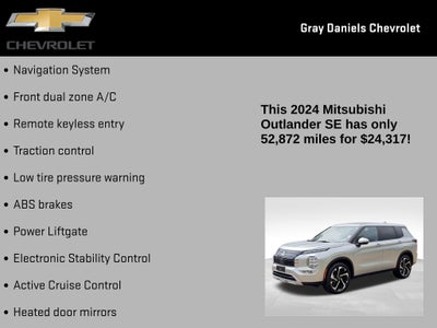 2024 Mitsubishi Outlander SE