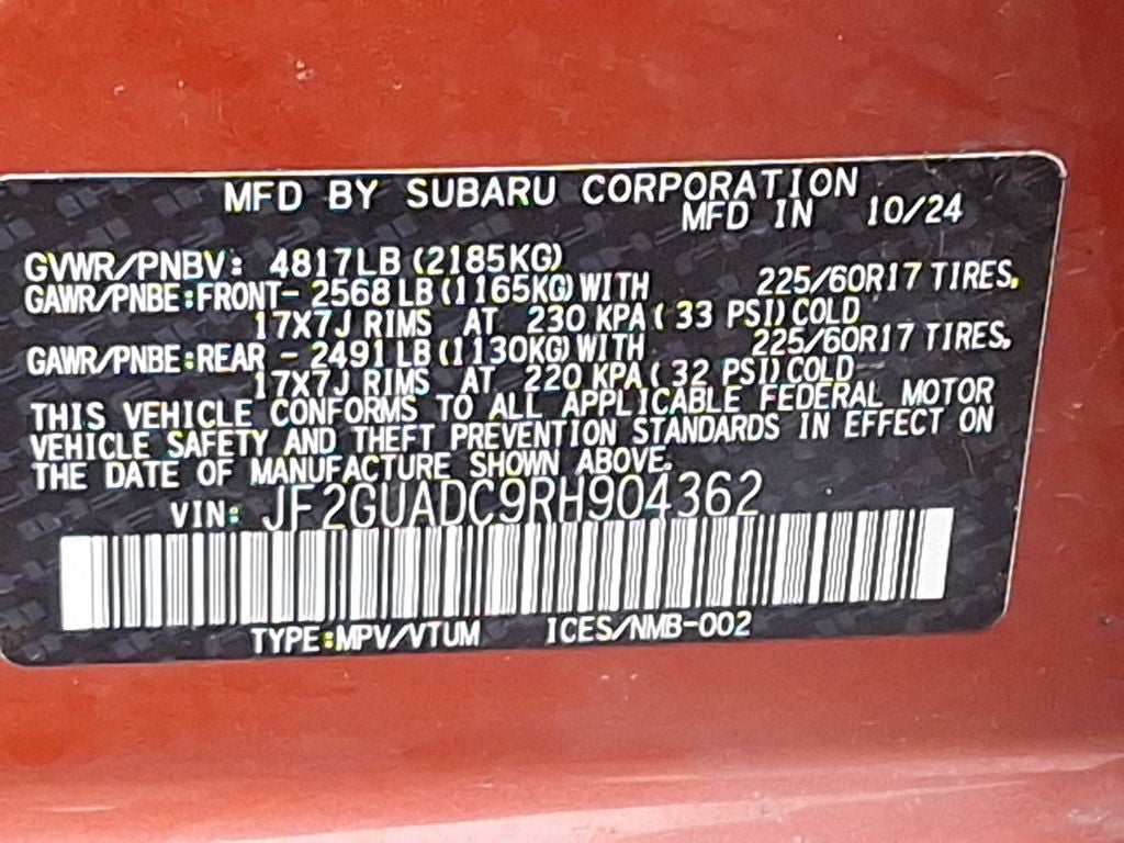 2024 Subaru Crosstrek Premium