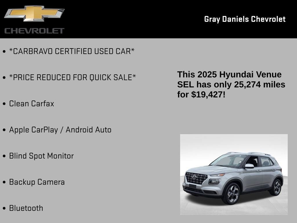 2025 Hyundai Venue SEL