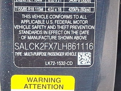 2020 Land Rover Discovery Sport Standard