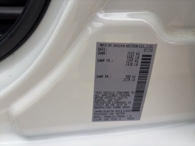 2025 Nissan Altima 2.5 SR