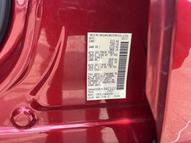 2018 Nissan Titan SV