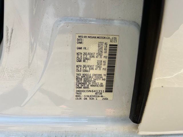2023 Nissan Frontier SV