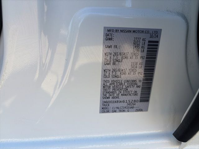 2025 Nissan Frontier SV