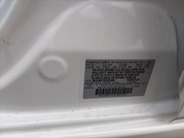 2025 Nissan Versa 1.6 SR