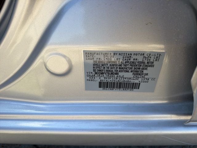 2025 Nissan Versa 1.6 SR