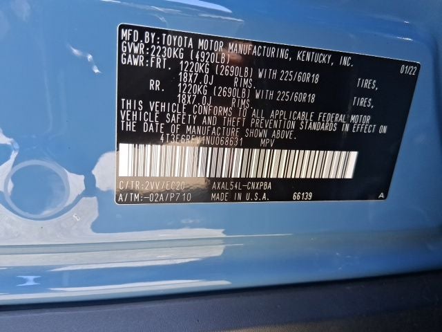 2022 Toyota RAV4 Hybrid XSE