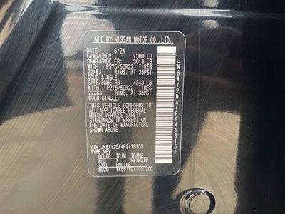 2024 Nissan Armada Platinum