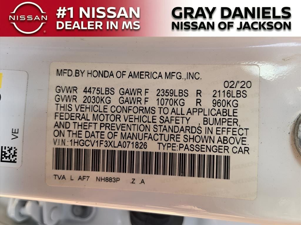 2020 Honda Accord Sport