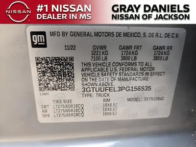 2023 GMC Sierra 1500 AT4X