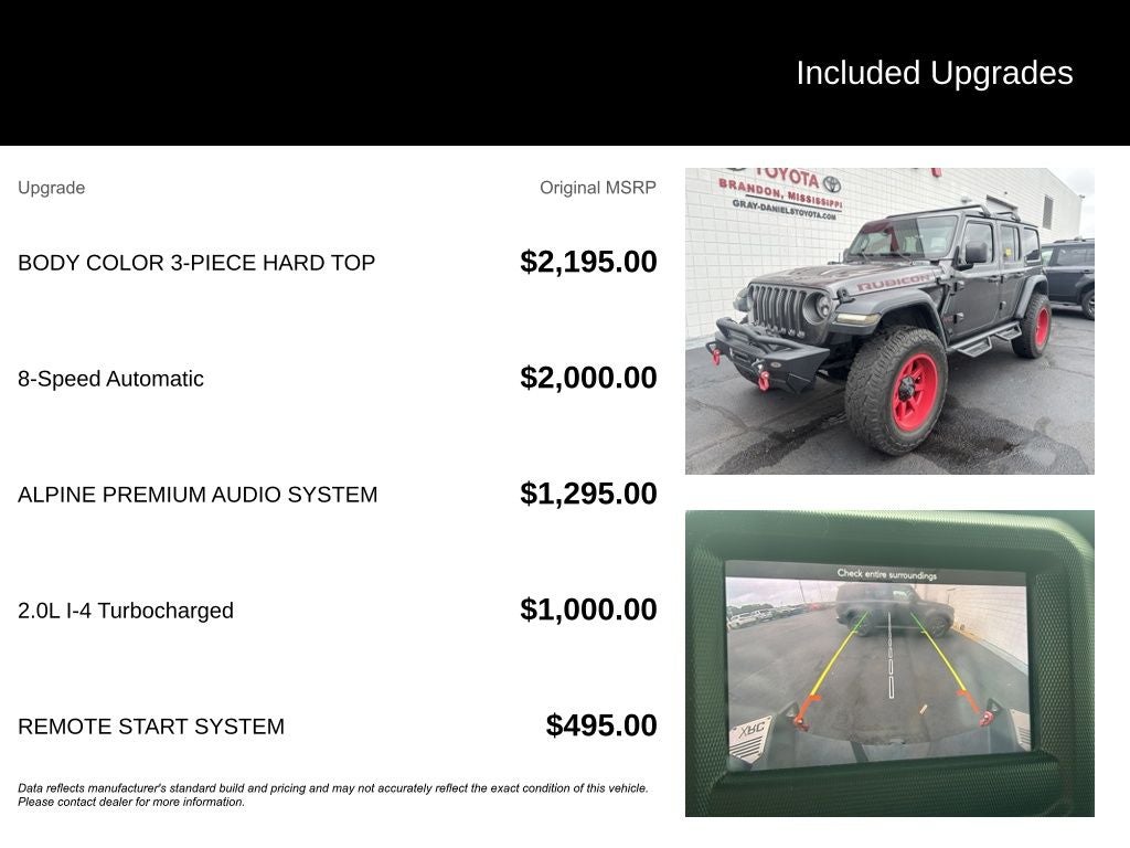 2019 Jeep Wrangler Unlimited Rubicon