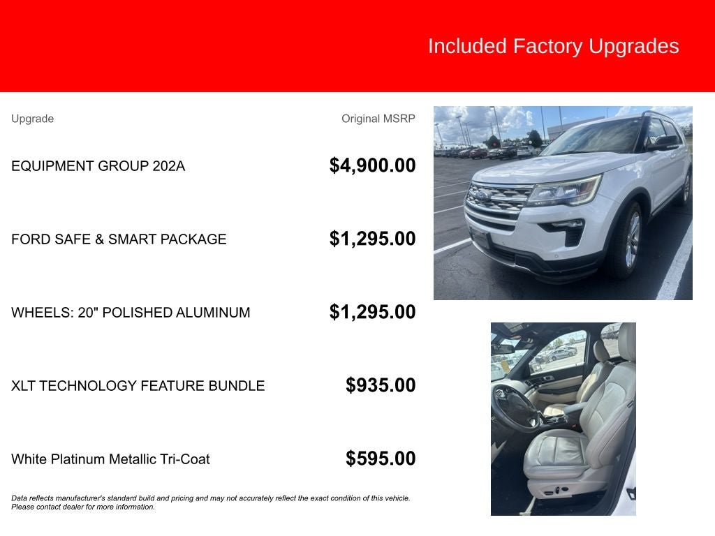 2018 Ford Explorer XLT