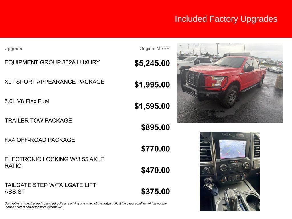 2016 Ford F-150 XLT