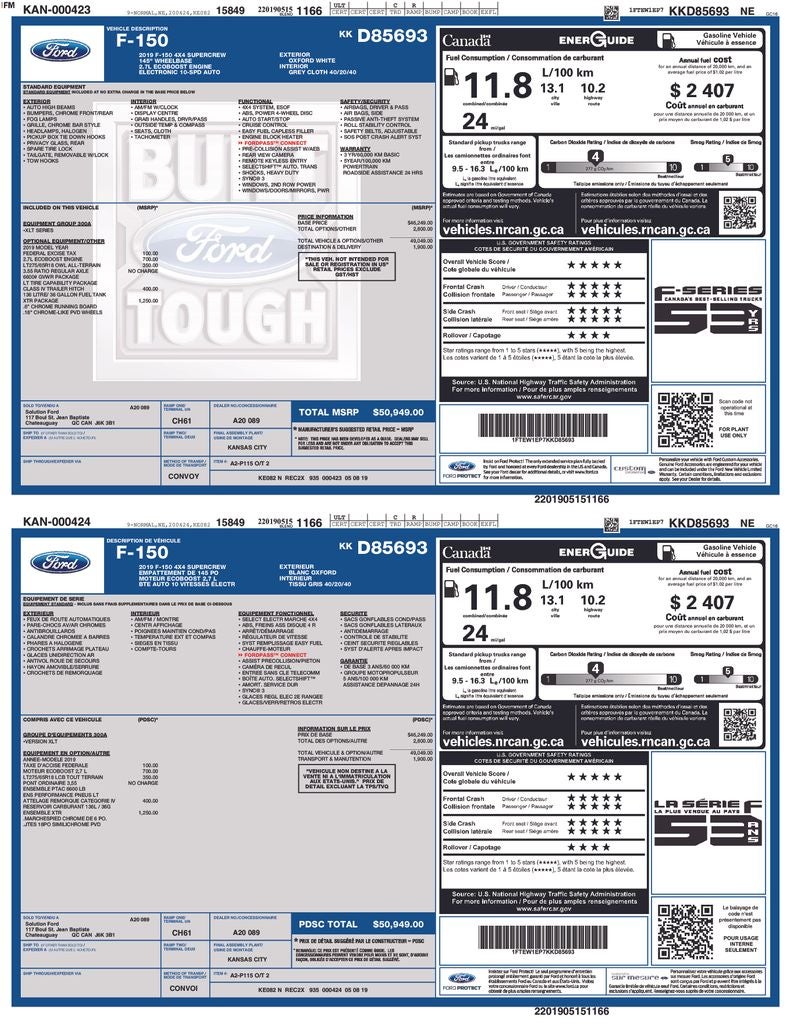 2019 Ford F-150 XLT